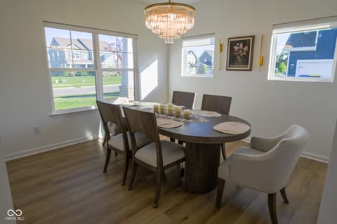 Dining room at 4866 Rosie Boulevard, McCordsville, IN