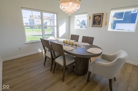 Dining room at 4866 Rosie Boulevard, McCordsville, IN