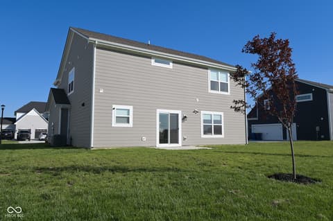 Backyard at 4866 Rosie Boulevard, McCordsville, IN