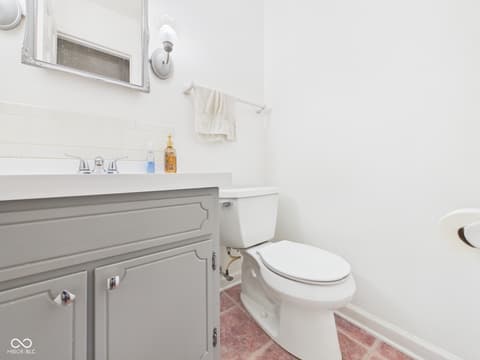 Bathroom at 4401 Marlborough Drive, Anderson, IN