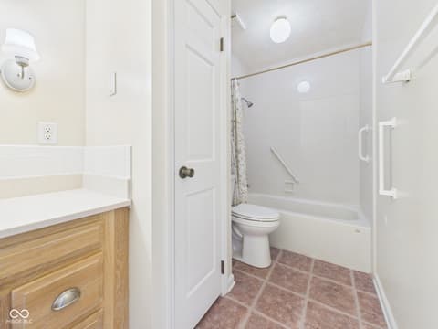 Bathroom at 4401 Marlborough Drive, Anderson, IN