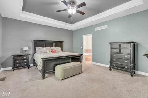 Primary bedroom at 87 John Court, Danville, IN