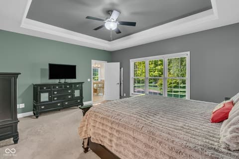 Primary bedroom at 87 John Court, Danville, IN