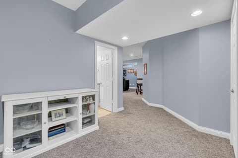 Basement at 87 John Court, Danville, IN