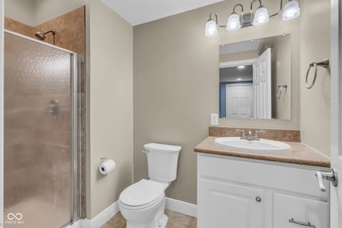 Bathroom at 87 John Court, Danville, IN