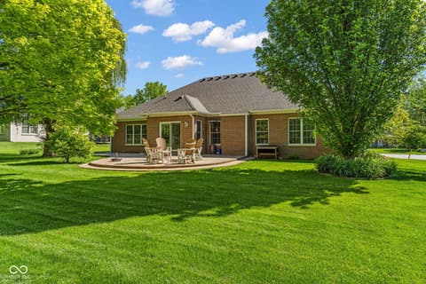 Backyard at 87 John Court, Danville, IN