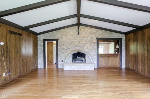 Living room at 7922 Mill Pond Lane, Indianapolis, IN