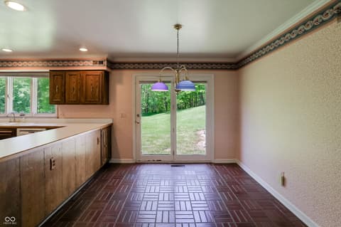 Dining room at 7922 Mill Pond Lane, Indianapolis, IN