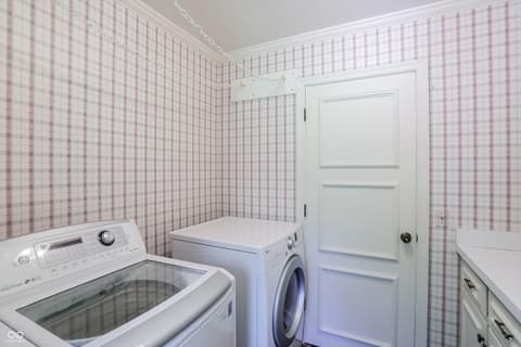 Laundry room at 7922 Mill Pond Lane, Indianapolis, IN