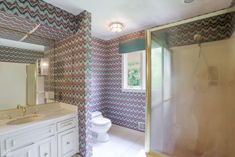 Bathroom at 7922 Mill Pond Lane, Indianapolis, IN