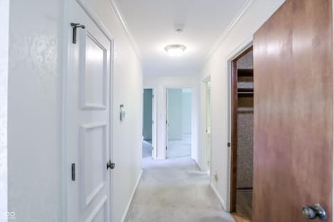 Hallway at 7922 Mill Pond Lane, Indianapolis, IN