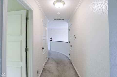Hallway at 7922 Mill Pond Lane, Indianapolis, IN