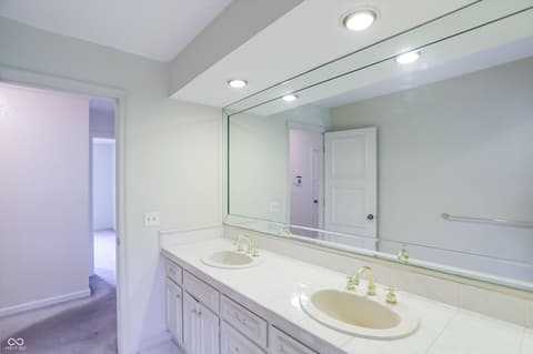 Bathroom at 7922 Mill Pond Lane, Indianapolis, IN