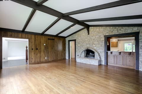 Living room at 7922 Mill Pond Lane, Indianapolis, IN