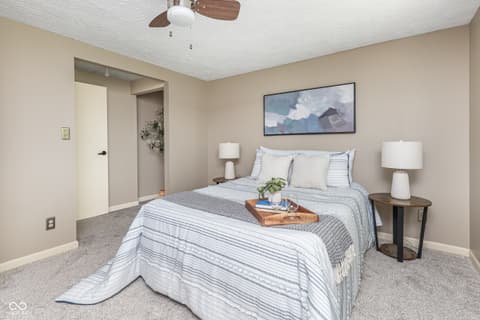 Bedroom at 7525 Turnberry Court, Indianapolis, IN