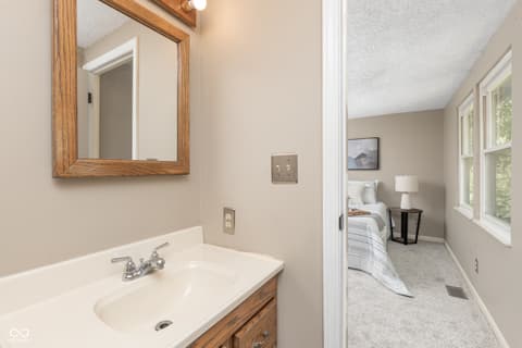 Bathroom at 7525 Turnberry Court, Indianapolis, IN