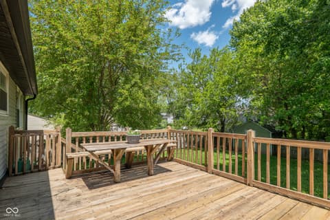 Outdoor living area at 7525 Turnberry Court, Indianapolis, IN