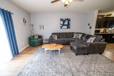 Family room at 7614 Bolero Drive, Camby, IN