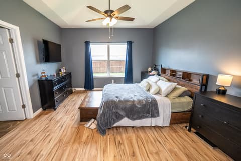 Primary bedroom at 7614 Bolero Drive, Camby, IN
