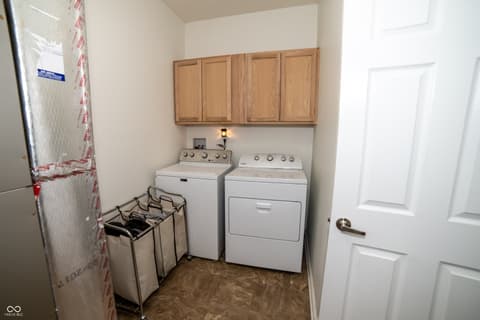 Laundry room at 7614 Bolero Drive, Camby, IN