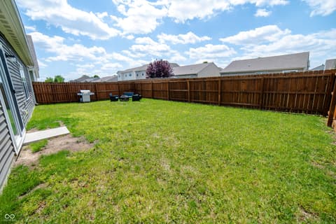 Yard at 7614 Bolero Drive, Camby, IN