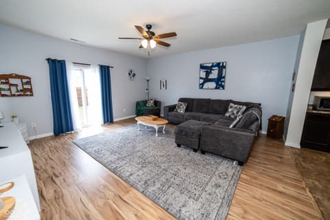 Family room at 7614 Bolero Drive, Camby, IN