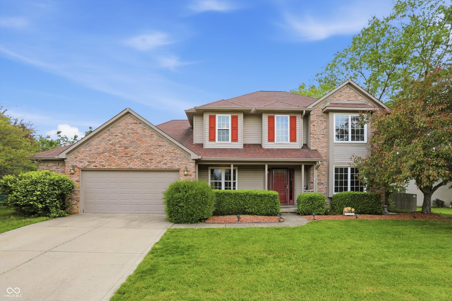 Front exterior at 6520 Granny Smith Lane, Avon, IN
