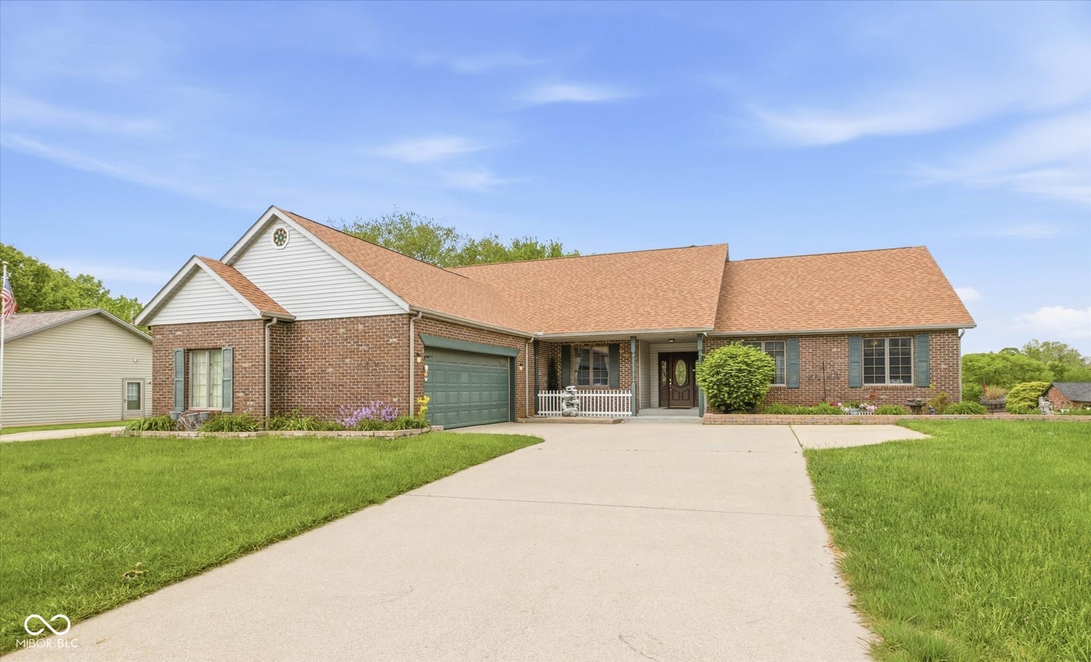 Front exterior at 4618 W Harvest Lane, Bloomington, IN