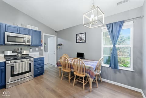 Dining room at 906 Moonlight Court, Mooresville, IN