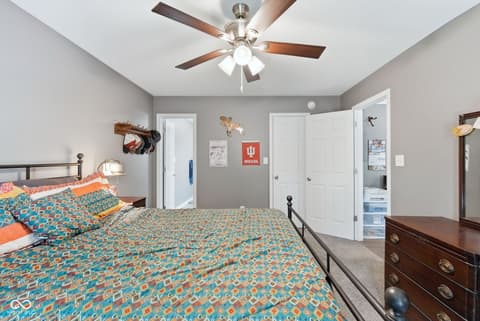 Bedroom at 906 Moonlight Court, Mooresville, IN