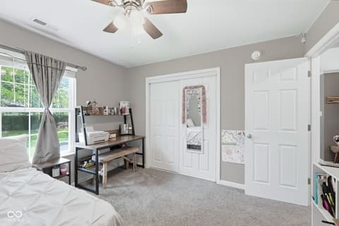 Bedroom at 906 Moonlight Court, Mooresville, IN
