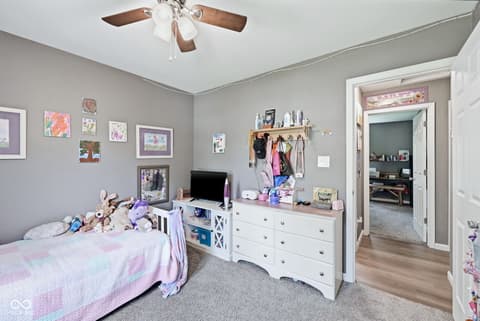 Bedroom at 906 Moonlight Court, Mooresville, IN