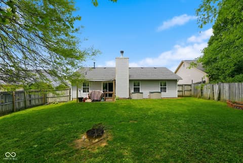Backyard at 906 Moonlight Court, Mooresville, IN