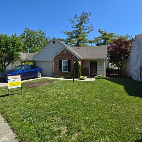 Front exterior at 6750 Sundown Drive S, Indianapolis, IN