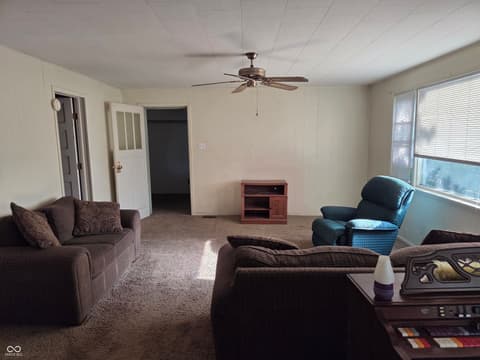 Living room at 501 Henry Street, Lebanon, IN
