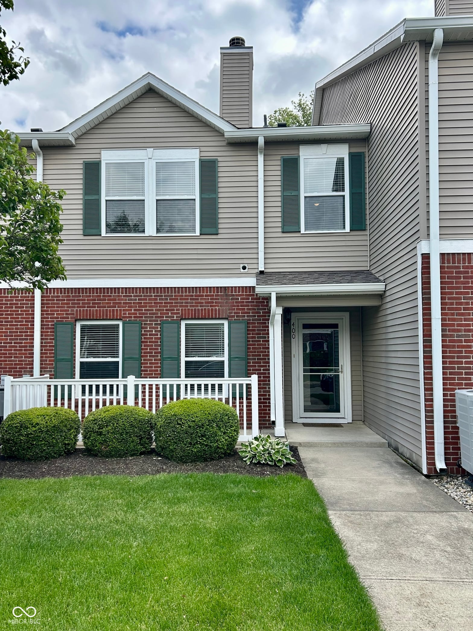 Front exterior at 12235 Bubbling Brook Drive, Fishers, IN