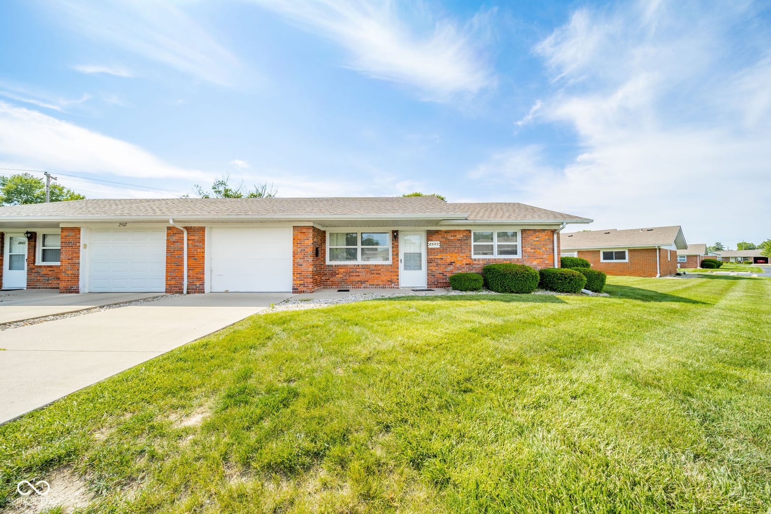 Front exterior at 2505 Kimberly Court, Anderson, IN
