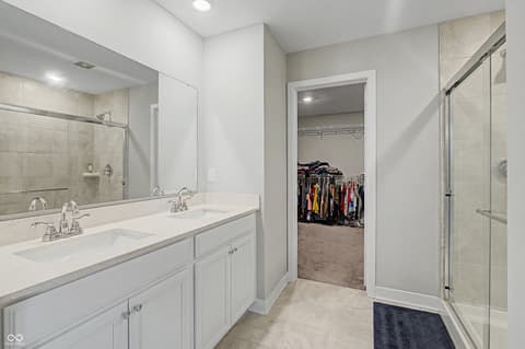 Bathroom at 9297 Kellner Street, Pendleton, IN