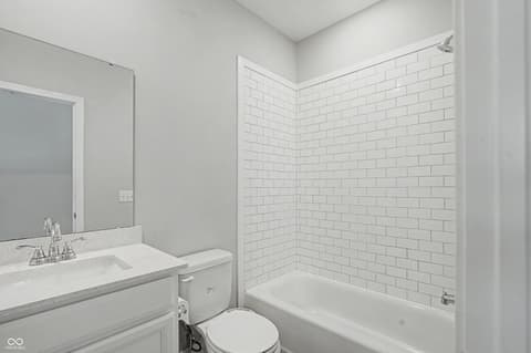 Bathroom at 9297 Kellner Street, Pendleton, IN
