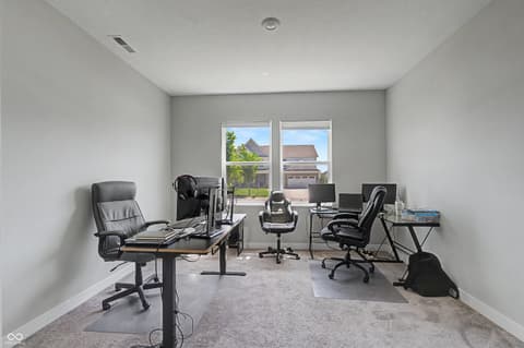 Home office at 9297 Kellner Street, Pendleton, IN
