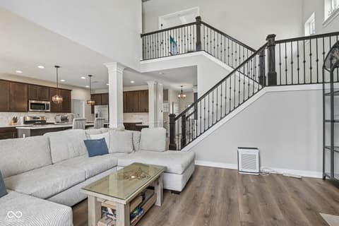 Living room at 875 Ventura Drive, Westfield, IN