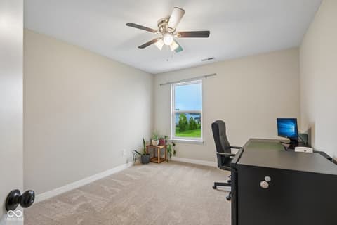 Home office at 875 Ventura Drive, Westfield, IN