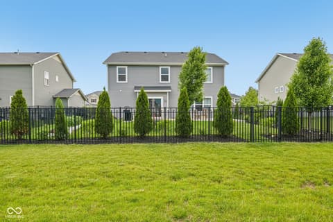 Backyard at 875 Ventura Drive, Westfield, IN