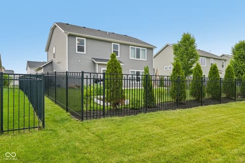 Backyard at 875 Ventura Drive, Westfield, IN