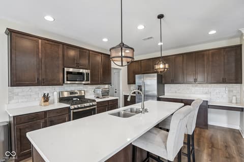Kitchen at 875 Ventura Drive, Westfield, IN