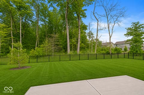 Yard at 9480 Edgerton Road, Pendleton, IN