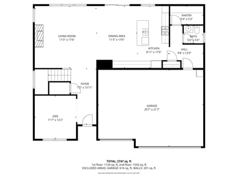 Floor Plan — 587 Ferndale Lane, Danville, IN