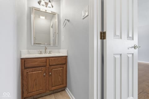 Bathroom at 10215 Lothbury Circle, Fishers, IN