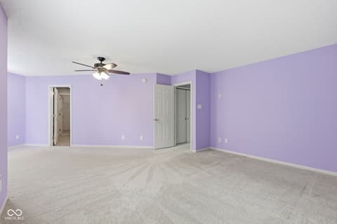 Primary bedroom at 10215 Lothbury Circle, Fishers, IN