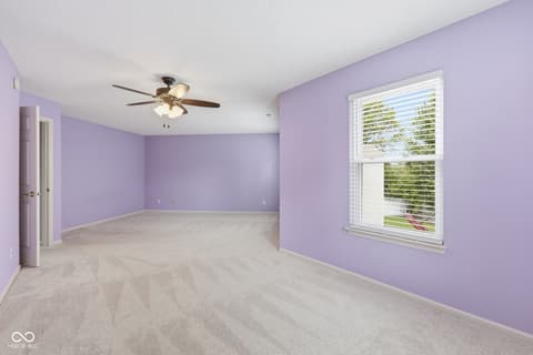 Primary bedroom at 10215 Lothbury Circle, Fishers, IN